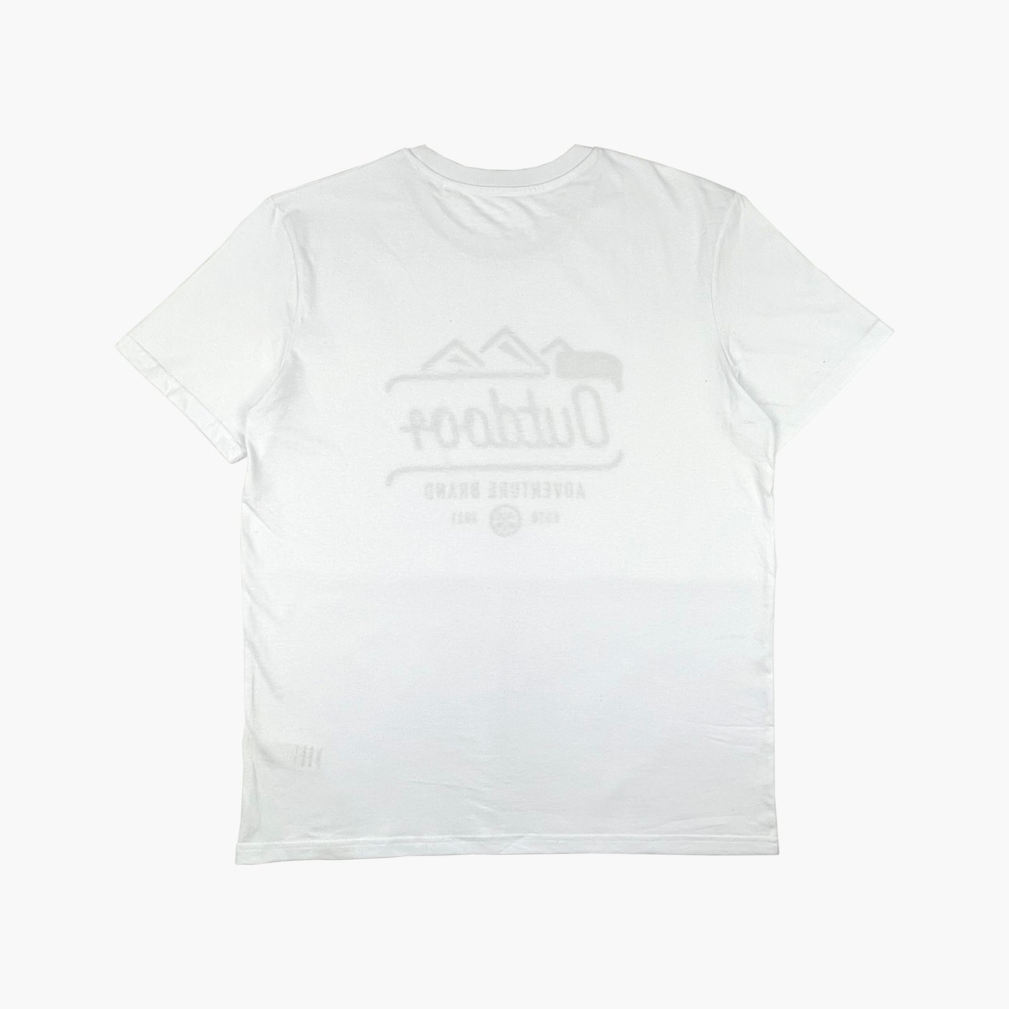 Mountain Adventure Brand T-Shirt weiß - Herren